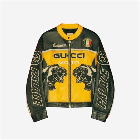 gucci x palace leather jacket